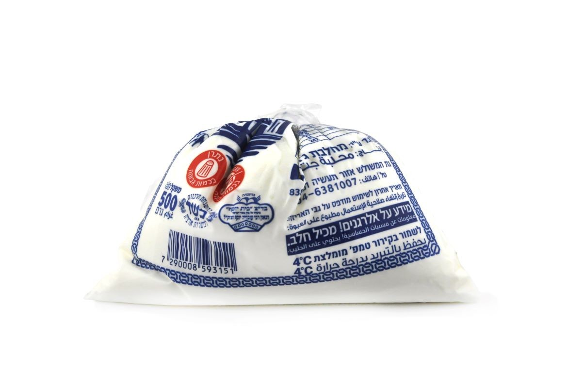 שקית לבנה 500 גר' קשורה