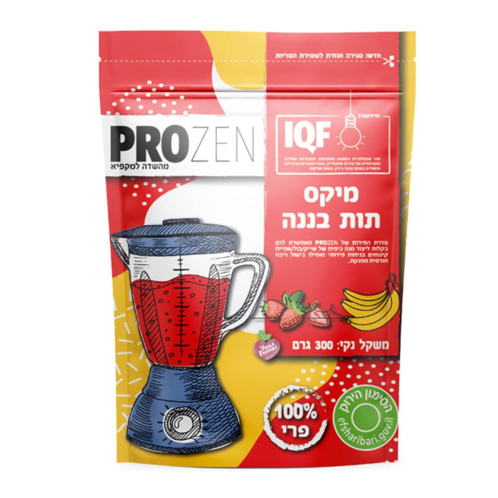תומר פרוזן מיקס תות-בננה 300 ג'