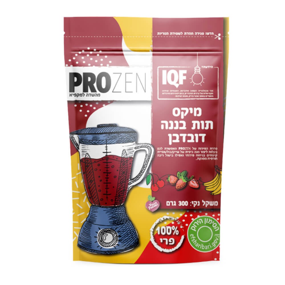 תומר פרוזן תות - בננה- דובדבן 300 ג'