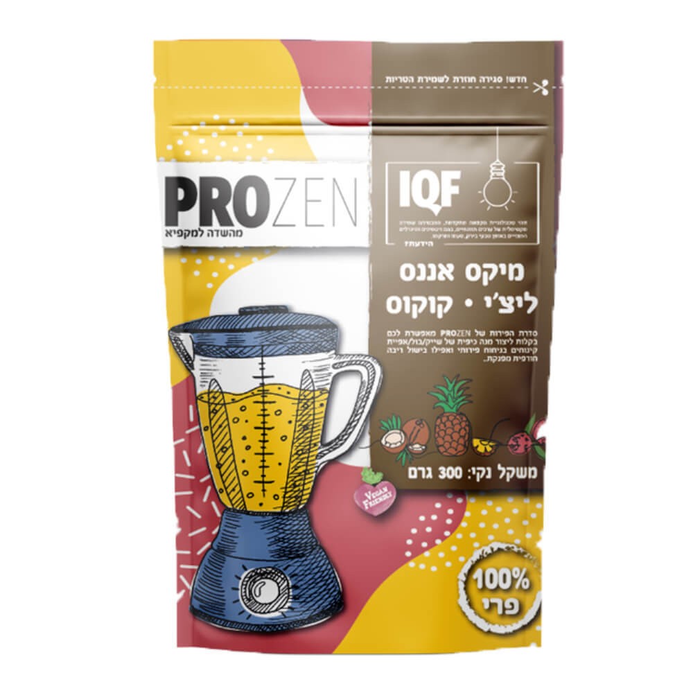 תומר פרוזן אננס-ליצ'י-קוקוס 300 ג'