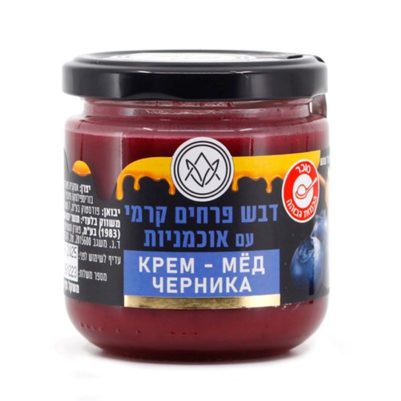 תומר דבש פרחים עם אוכמניות 250 ג'